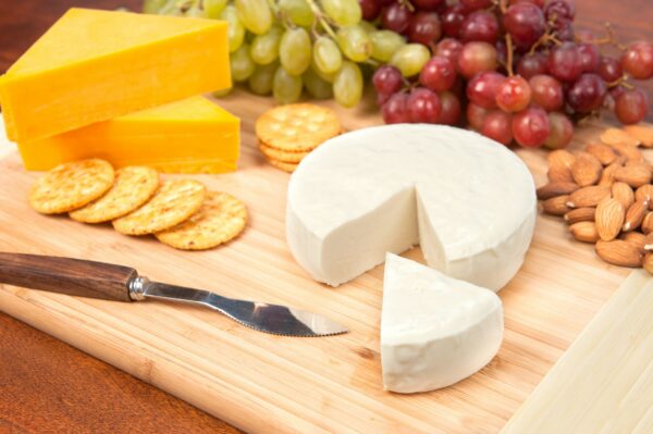 Cheese tray with fruit